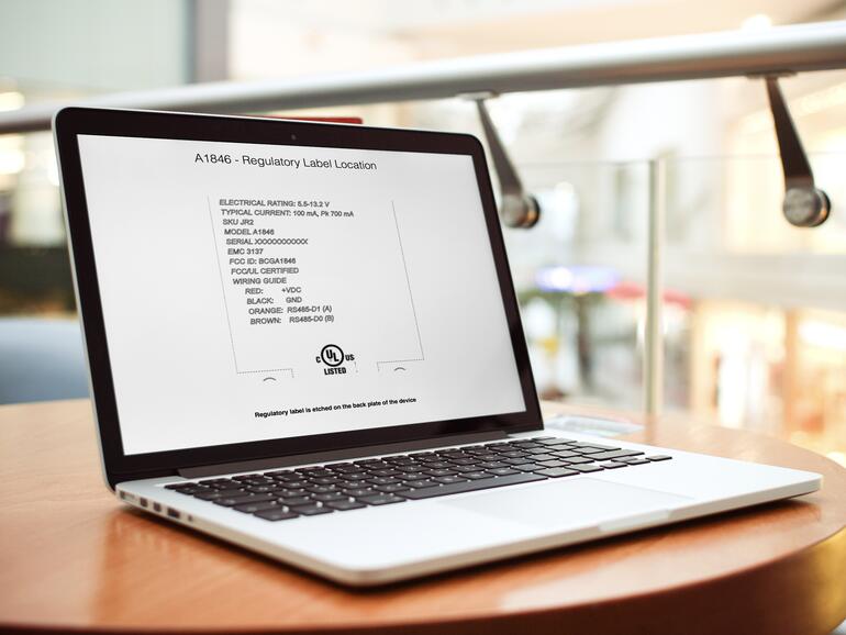 Die Skizze des zugelassenen Geräts gibt wenig Aufschluss