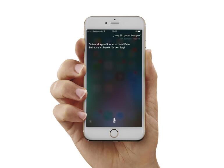 Gespräch mit Siri am iPhone