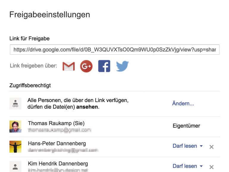 Weitergabe freigegebener Dateien verhindern