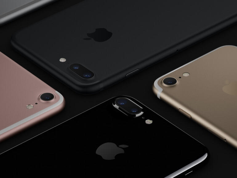 iPhone 7 und das Plus-Modell Seite an Seite