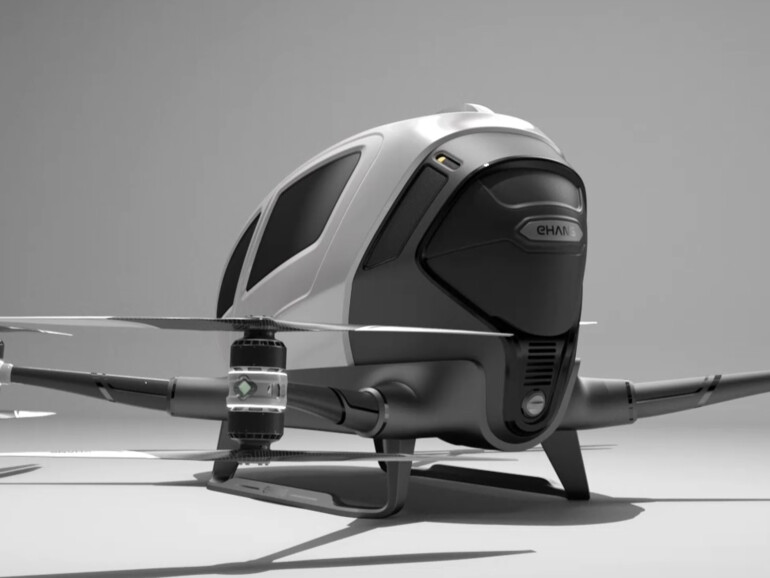 Die Ehang 184 kann Personen befördern