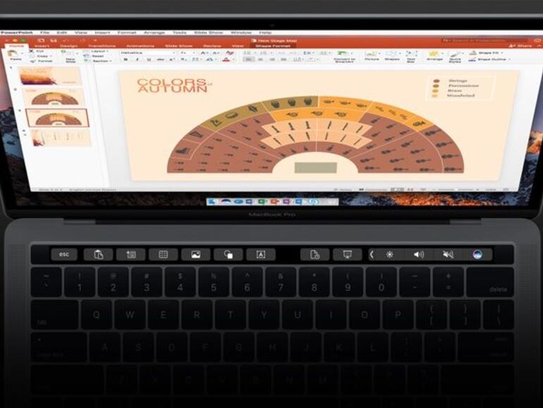 Office für Mac mit Touch-Bar-Unterstützung