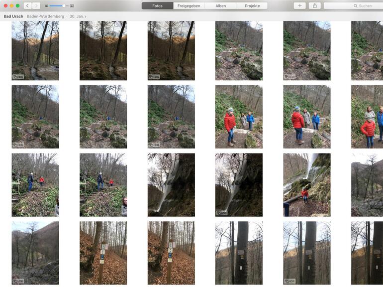 Eine typische Folge der Digitalfotografie: Man nimmt Motive mehrfach auf und vergisst hinterher das Aussortieren.