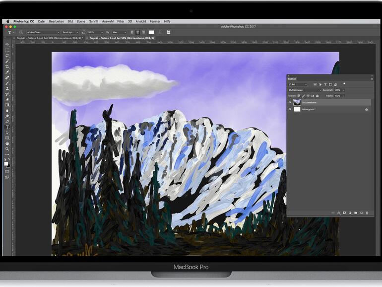 ... die dann am Mac in den Hauptversionen der Programme weiter bearbeitet werden können.