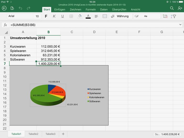 Ein OneDrive-Account ist die einzige Voraussetzung der Office-Apps für iOS. Deren Funktionsumfang ist mit dem kostenlosen Account nur sehr wenig eingeschränkt.