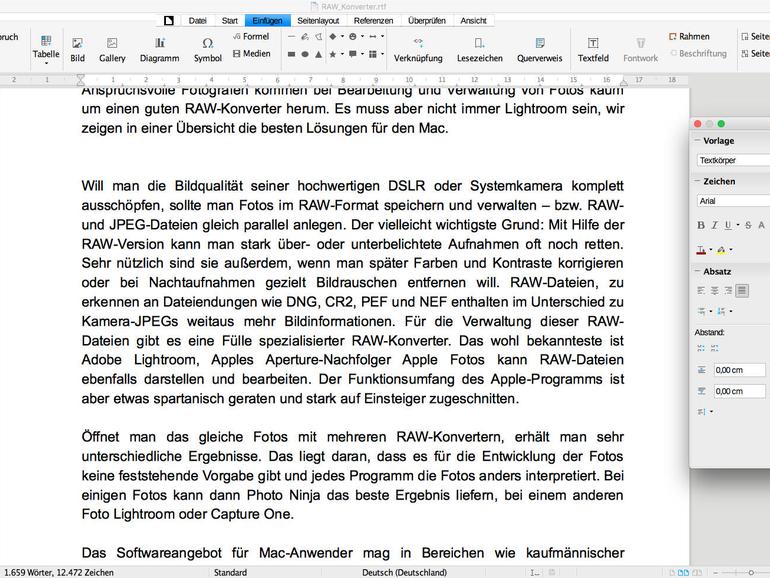 Die Open-Source-Lösung „Libre Office Writer“ bietet in der aktuellen Betaversion eine neue Funktionen-Palette.