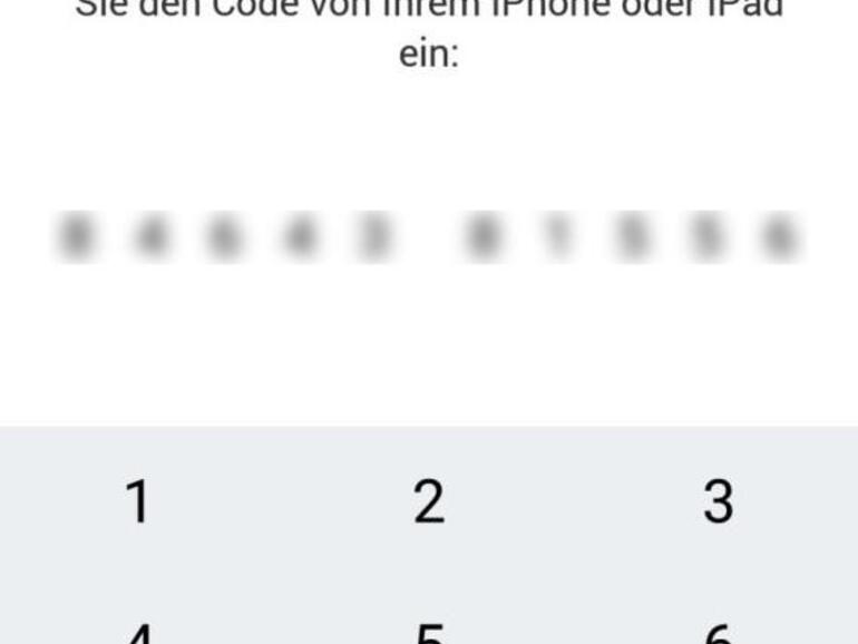 Für die sichere Übertragung handeln beide Geräte einen Code aus.