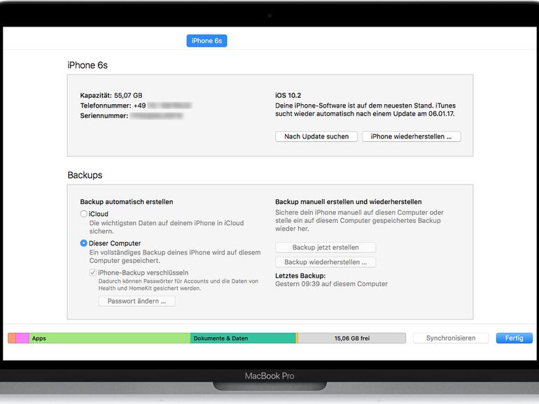 Bereits eingerichtete iOS-Geräte müssen Sie zunächst zurücksetzen, um mit Move to iOS umzuziehen.