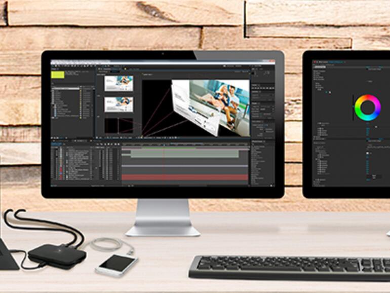 IOGear Dual DisplayPort Monitor Portable Dock