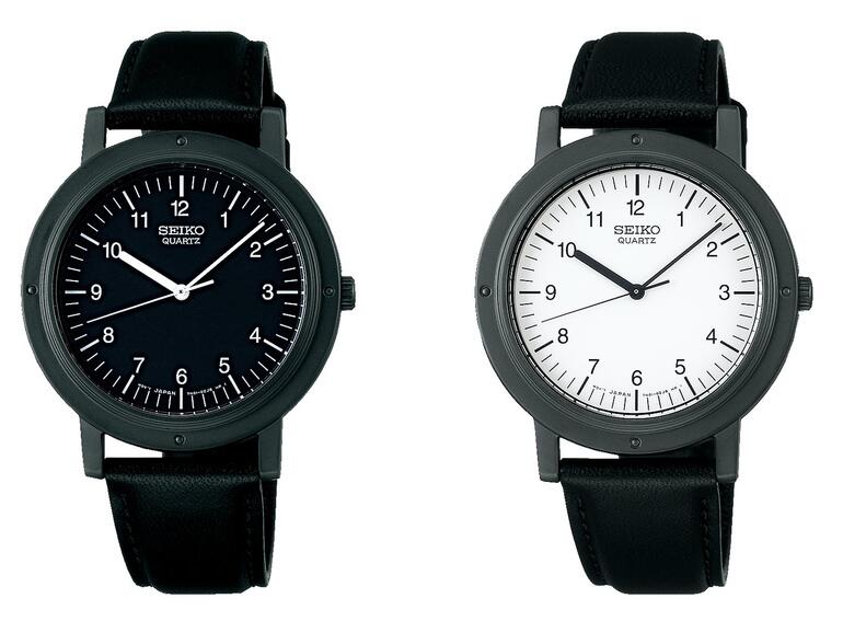 Seiko Chariot mit schwarzem und weißem Zifferblatt in der größeren Variante mit 37,5 mm Durchmesser