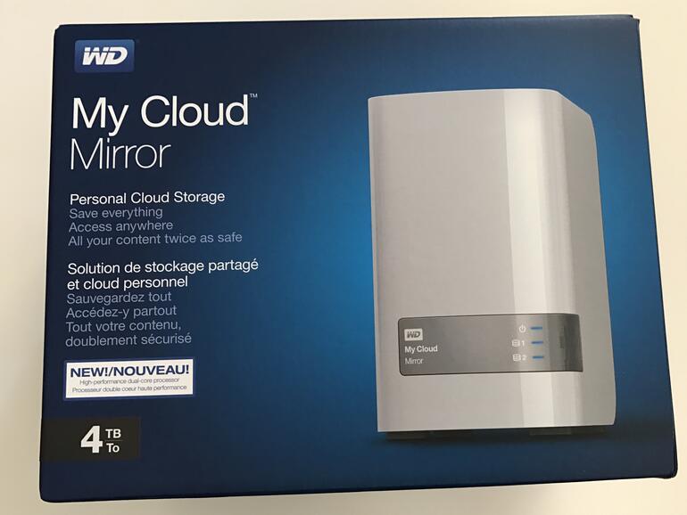 WD My Cloud Mirror: Verpackung