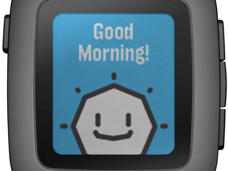 2014: … und der Pebble Time, der ersten Pebble-Uhr mit farbigem Display.