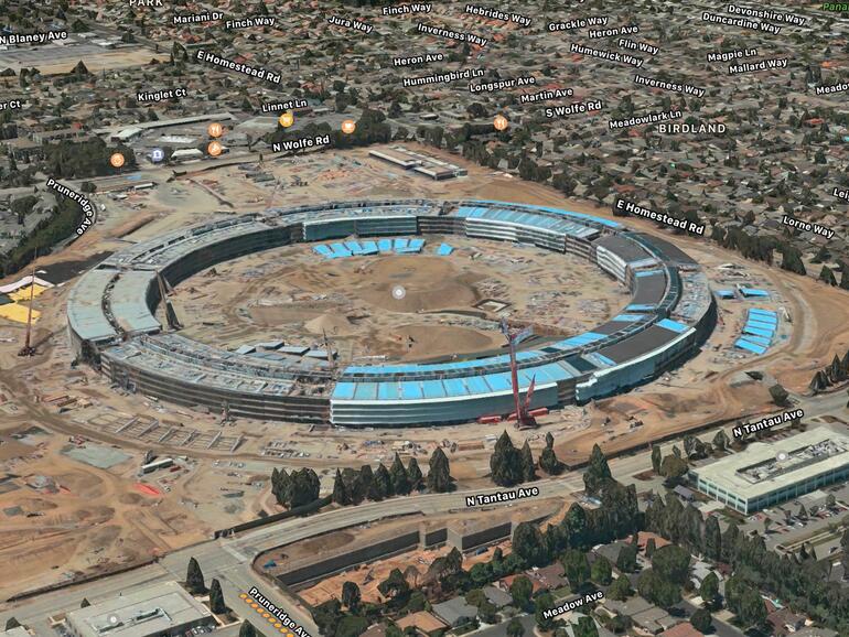 Apple Park in Apple Maps