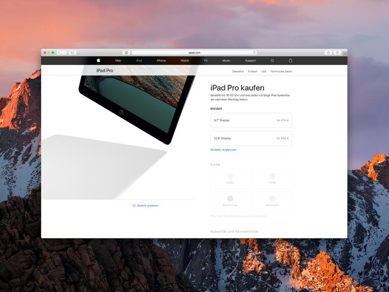 Noch ist der Apple Store online