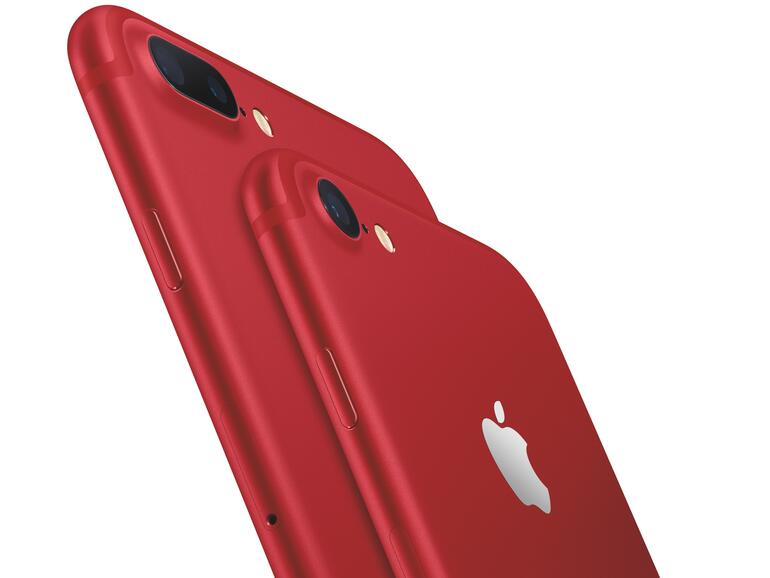 iPhone 7 und iPhone 7 Plus in der (PRODUCT)RED-Edition