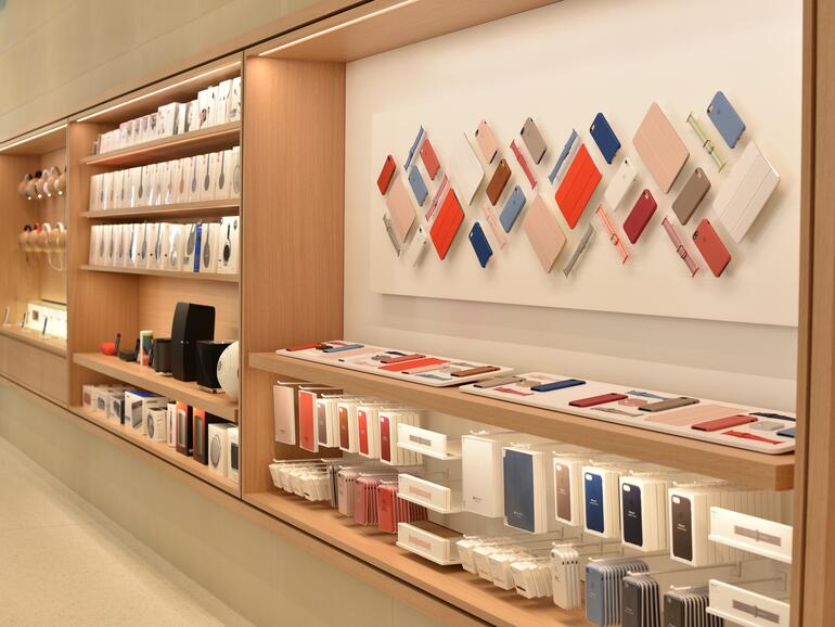 Unterschiedliche „Abteilungen“ sollen wie Schaufenster in langen Verkaufsstraßen wirken