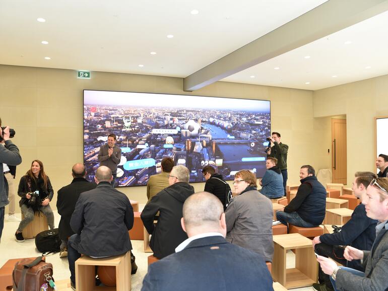 Apples Forum im Store kann zu Präsentationen genutzt werden