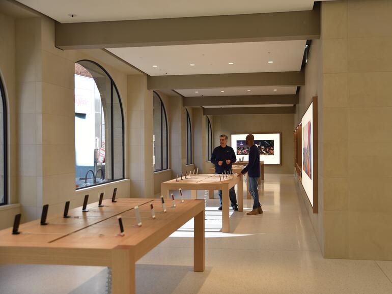 … wie auch im Obergeschoss.