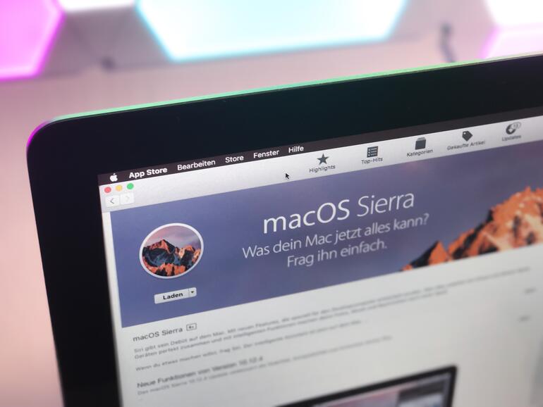 macOS Sierra: das neue Update wartet