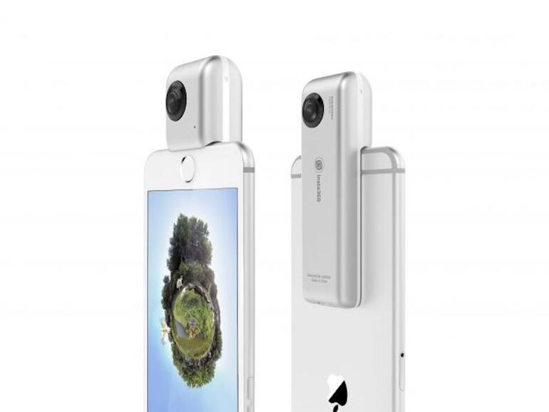 Die Insta360 Nano Aufsteckkamera unterstützt nun Twitter, Periscope und Facebook