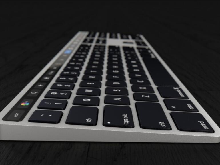 Mockup Magic Keyboard mit Touch Bar