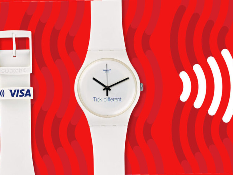 Armbanduhr von Swatch mit dem Slogane „Tick different“