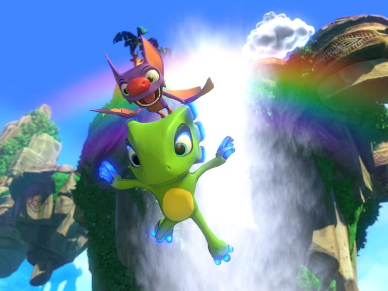 Bild aus dem Jump and Run Yooka-Laylee