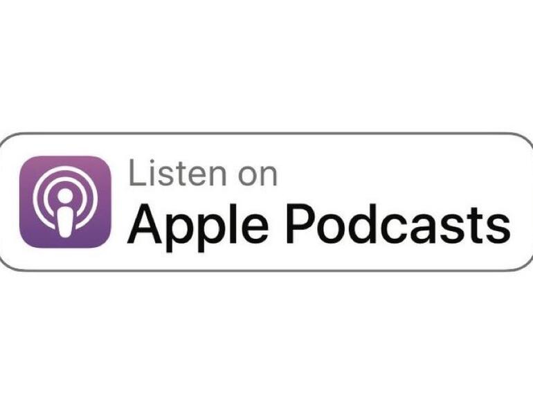 „Apple Podcasts“-Werbebild für Podcast-Autoren