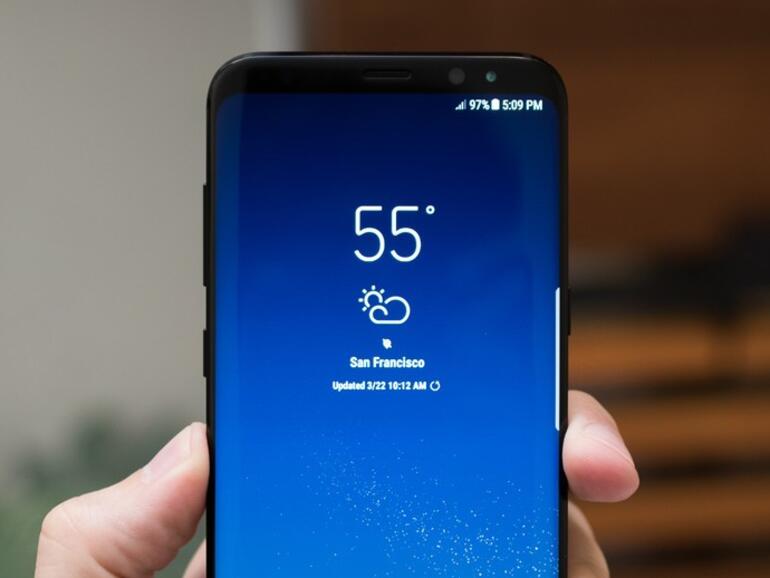 Samsung Galaxy S8+ in Schwarz