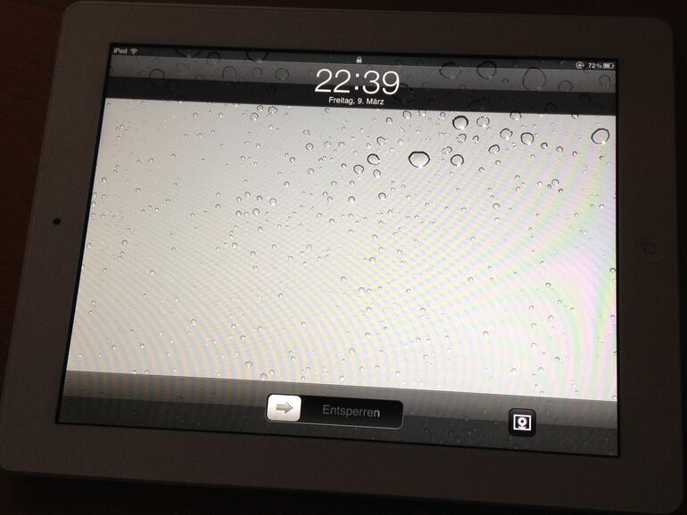 Lockscreen auf dem iPad mit iOS 6