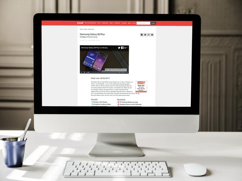 Testbericht zum Samsung Galaxy S8 der Chip