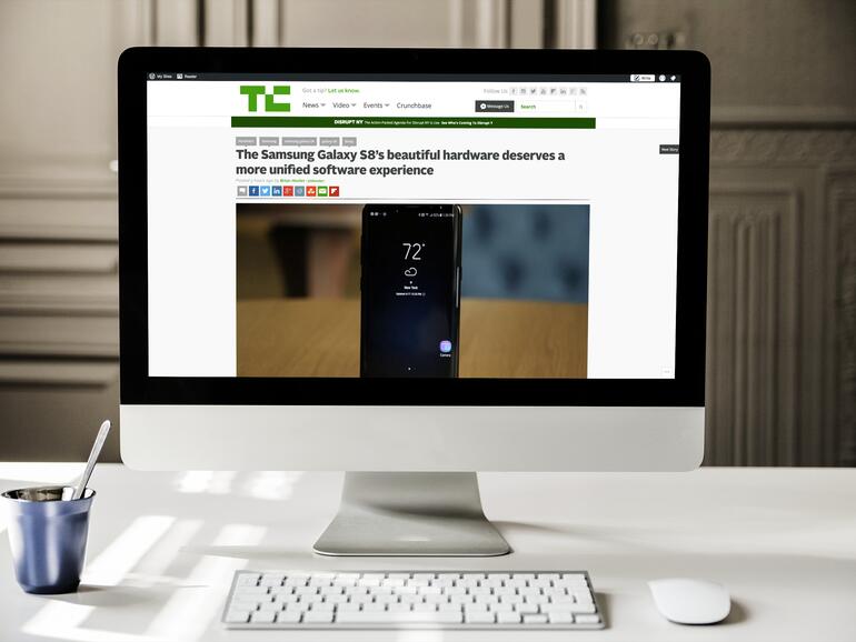 Testbericht zum Samsung Galaxy S8 von TechCrunch