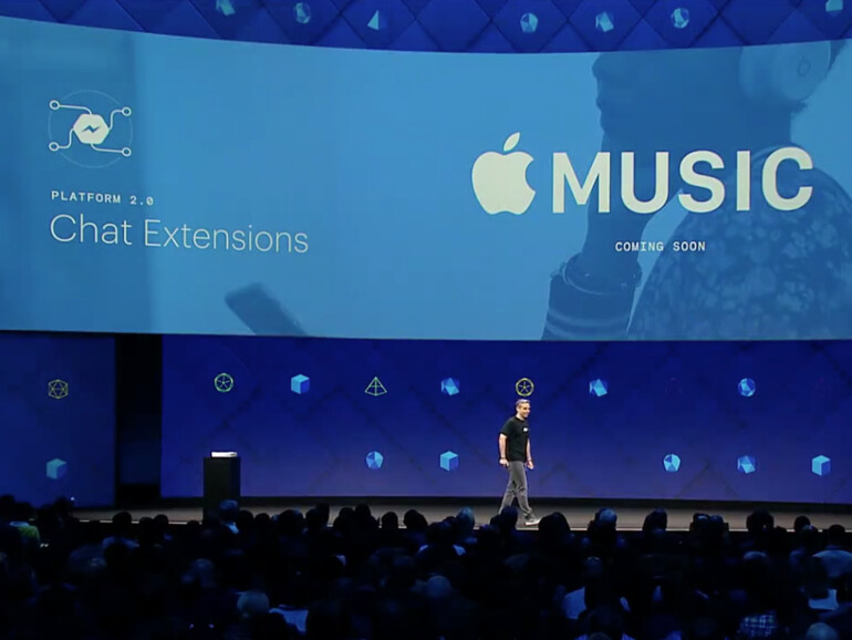 Apple Music kann bald auch im Facebook Messenger genutzt werden