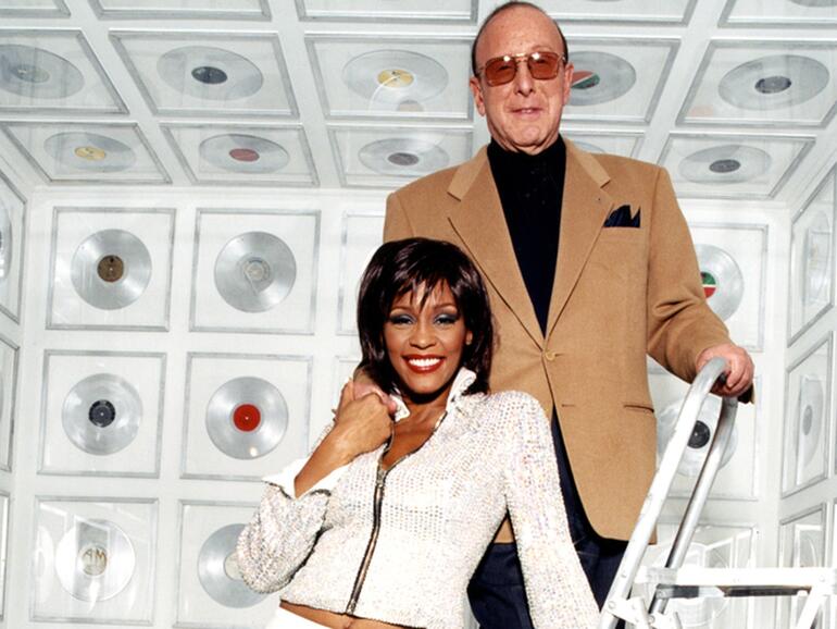 Whitney Houston und Clive Davis