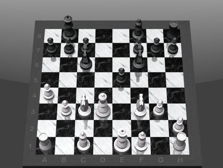 Screenshot zeigt die Schach-App