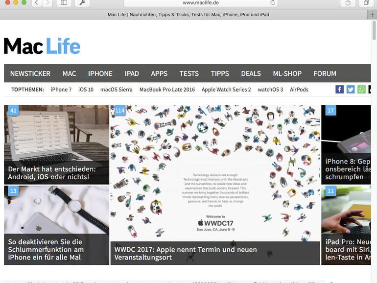 Safari ist Apples Browser
