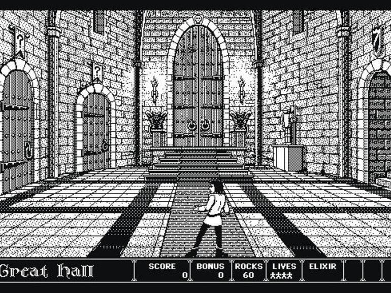 Dark Castle stammt aus dem Jahr 1986, bietet aber immer noch eine Menge Spielspaß.
