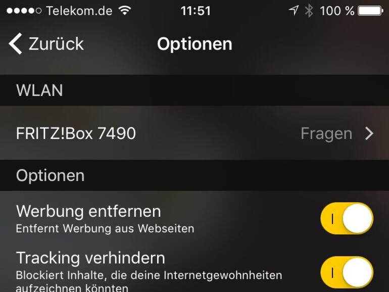 Cyberghost bietet Datenkomprimierung und Schutz vor Trackern.