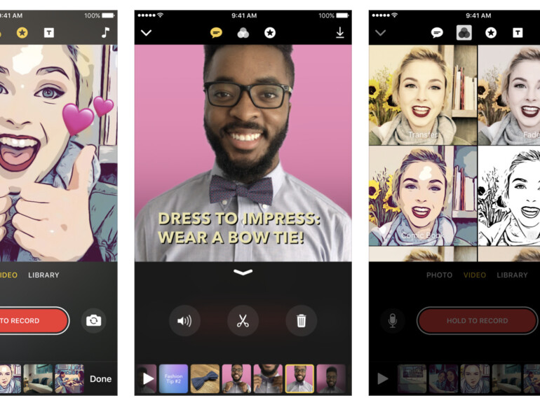 Clips ist eine witzige Art, um Videoclips für soziale Netzwerke zu erstellen