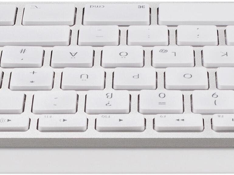 Sieht aus wie von Apple, ist es aber nicht: das Matias Wireless Aluminium Keyboard.