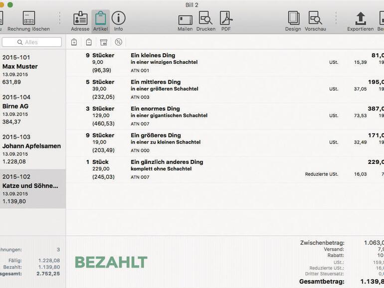 Mit Bill kommt man schnell zu ansehnlichen Ergebnissen, das Anpassen der Vorlagen erfordert aber HTML-Kenntnisse.