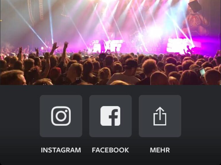 Boomerang: kurze Videos aufnehmen