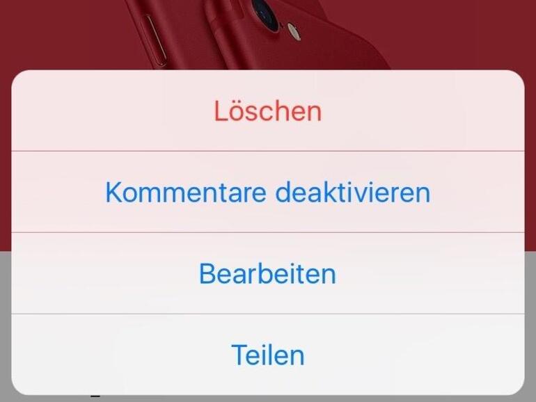 Kommentare deaktivieren