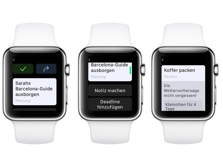 ... der Apple Watch ...