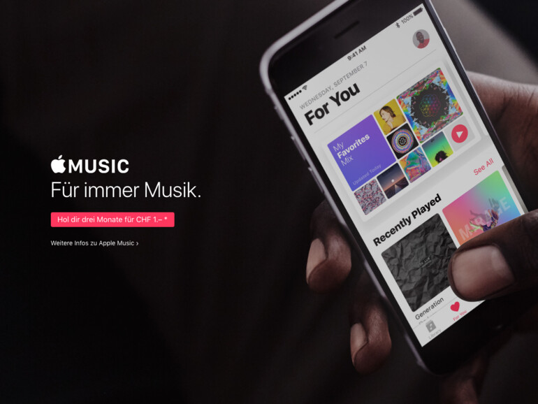 Die Testphase von Apple Music in der Schweiz kostet jetzt Geld