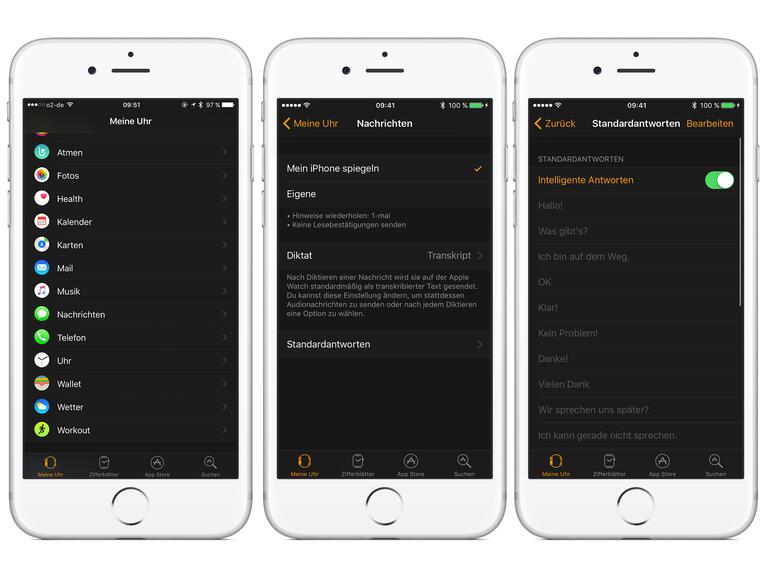 In den Einstellungen müssen die intelligenten Antworten erst aktiviert werden