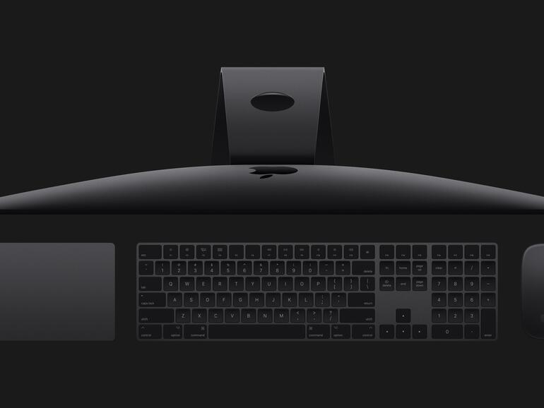 Das Zubehör des iMac Pro gibt es in Spacegrau, aber wohl nur im Paket mit dem Desktop-Mac