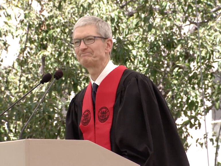Tim Cook hält Rede am MIT