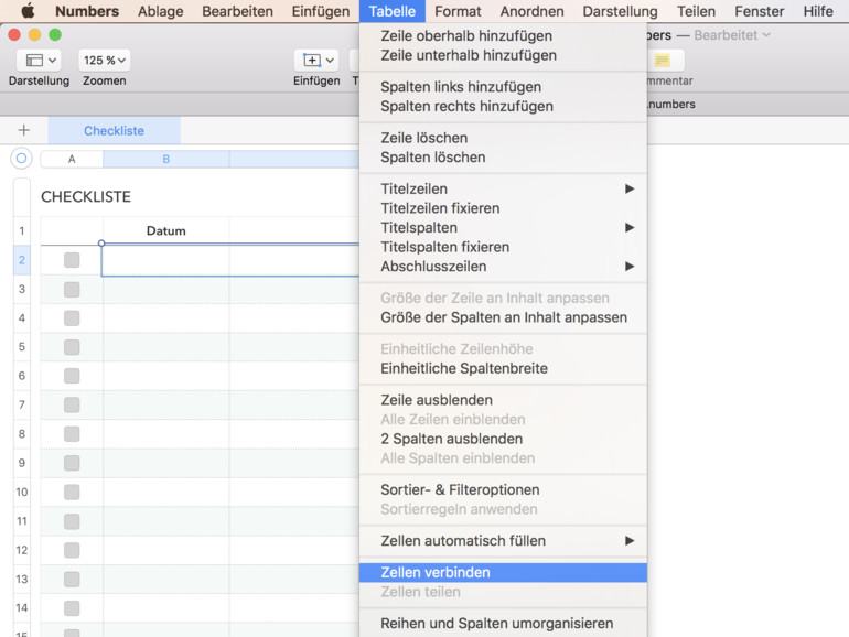 Numbers Am Mac So Verbinden Sie Zellen Miteinander Mac Life