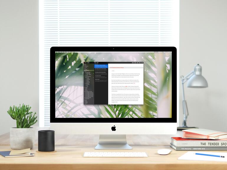 Der Markdown-Editor Ulysses am iMac